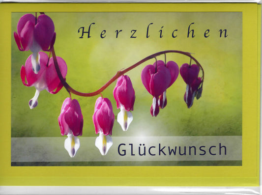 Fotokarte Herzlichen Glückwunsch