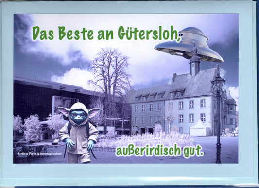 Fotokarte Das Beste an Gütersloh außerirdisch gut