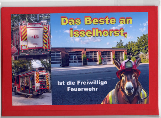 Fotokarte Das Beste an Isselhorst ist die Freiwillige Feuerwehr